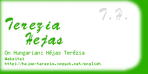 terezia hejas business card